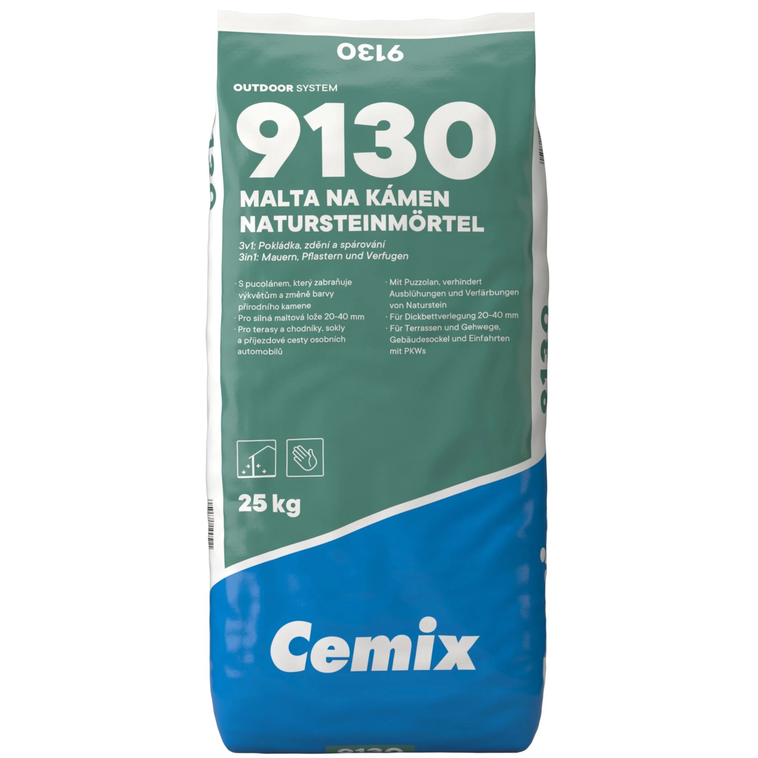 Cemix 9130 Malta na kámen, 25 kg Cemix 9130 Malta na kámen, 25 kg