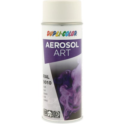 DUPLI-COLOR Lak ve spreji AEROSOL ART (9010) bílá matná 400 ml DUPLI-COLOR Lak ve spreji AEROSOL ART (9010) bílá matná 400 ml