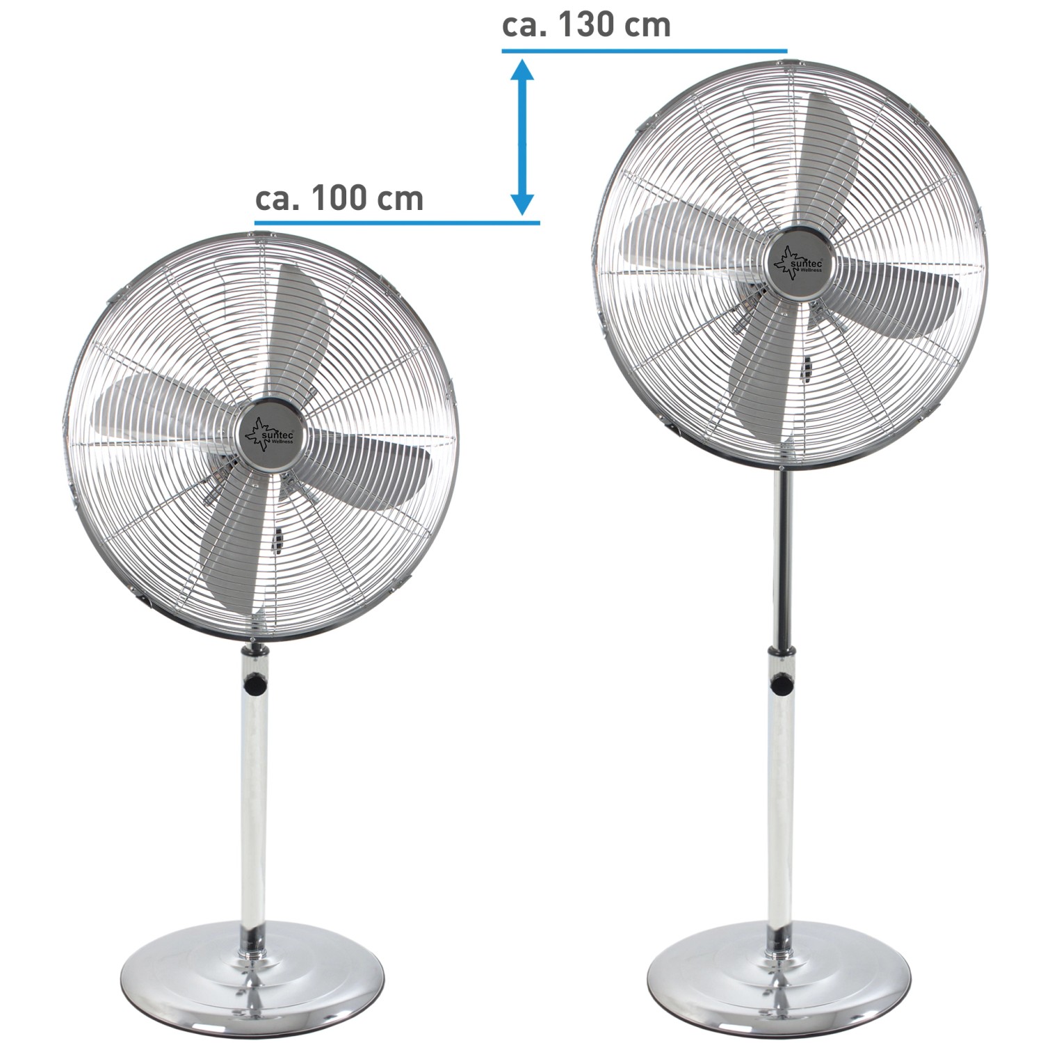 Suntec Stojanový ventilátor CoolBreeze 4000 SVM 40 cm černý koupit v OBI