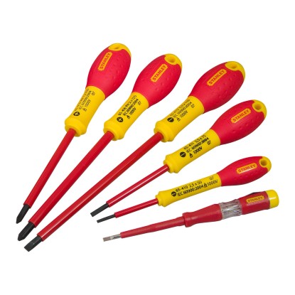 STANLEY FATMAX Šroubovák plochý izolovaný SL 3,5 x 100 mm STANLEY FATMAX Šroubovák plochý izolovaný SL 3,5 x 100 mm