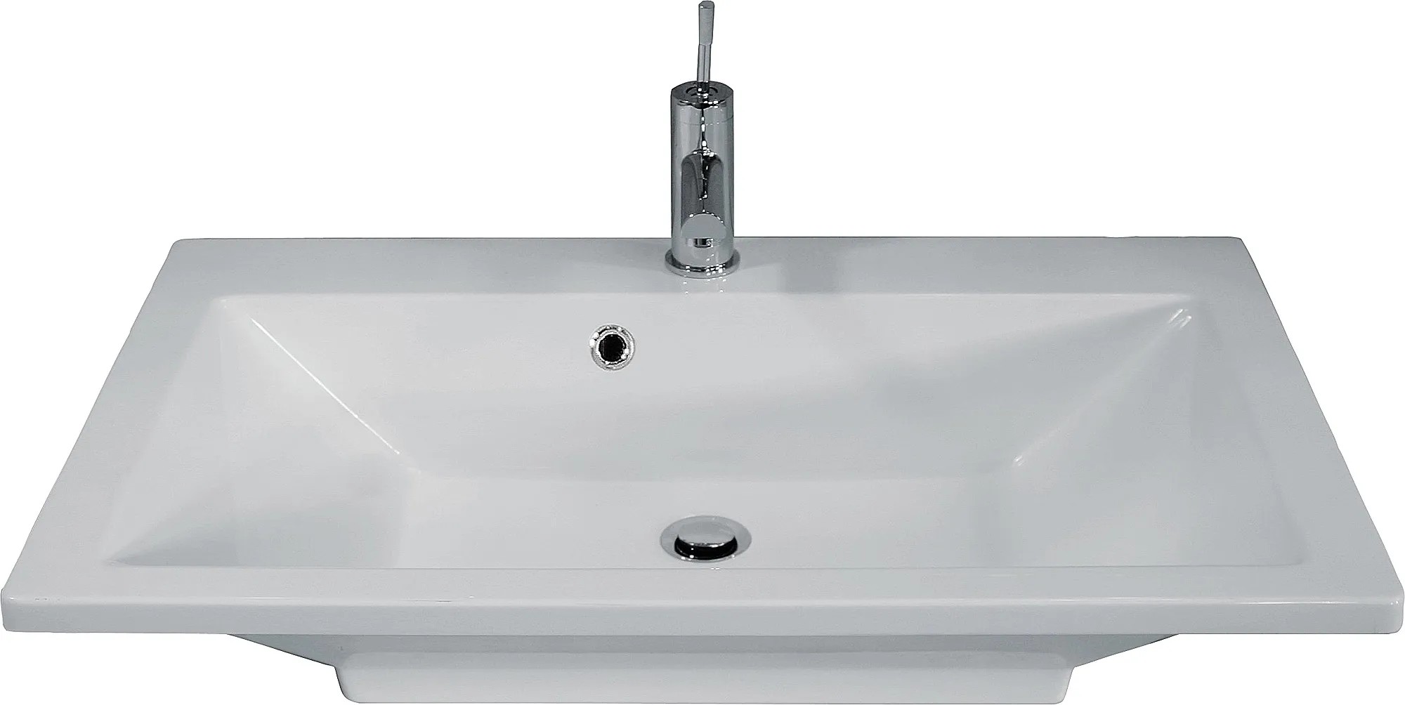 Fackelmann Lité umyvadlo Domino bílé Fackelmann Lité umyvadlo Domino bílé