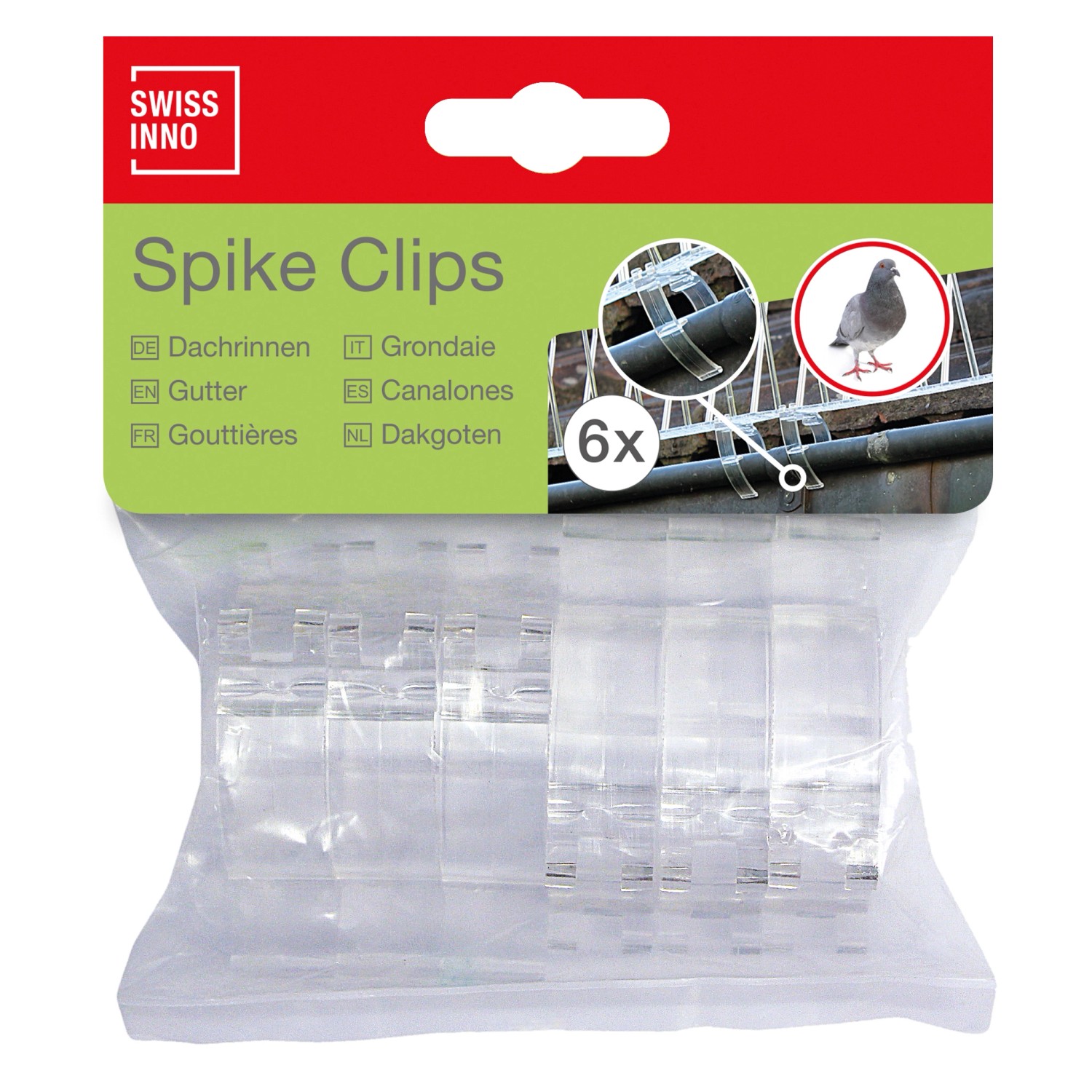 Swissinno Úchyty pro hroty na ochranu proti holubům Natural Control Swissinno Úchyty pro hroty na ochranu proti holubům Natural Control