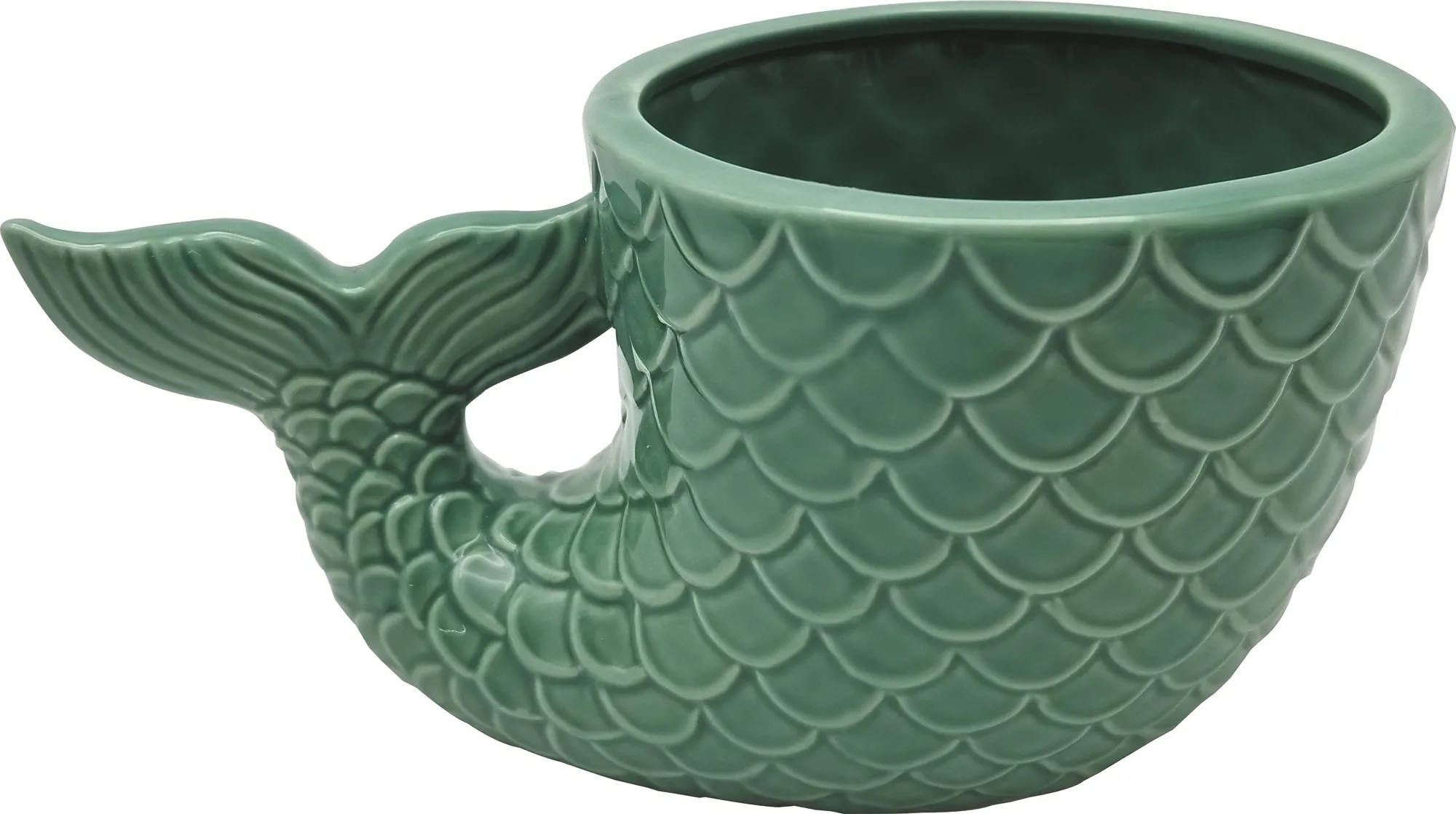 Květináč Rybí ocas zelený, 10 x 20,5 x 12 cm Květináč Rybí ocas zelený, 10 x 20,5 x 12 cm