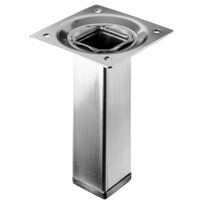 Hettich Nábytková noha hranatá, vzhled nerezu, 25 x 25 x 100 mm Hettich Nábytková noha hranatá, vzhled nerezu, 25 x 25 x 100 mm