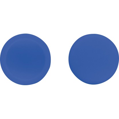 Krytka šroubu pro SPZ plastová modrá pr. 12 mm, 2 ks Krytka šroubu pro SPZ plastová modrá pr. 12 mm, 2 ks