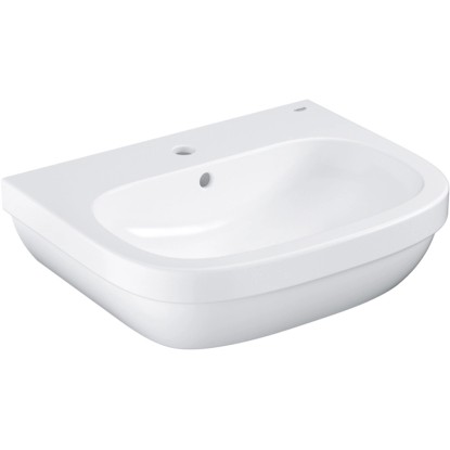 Grohe Závěsné umyvadlo Euro Ceramic, alpská bílá, 60 cm Grohe Závěsné umyvadlo Euro Ceramic, alpská bílá, 60 cm