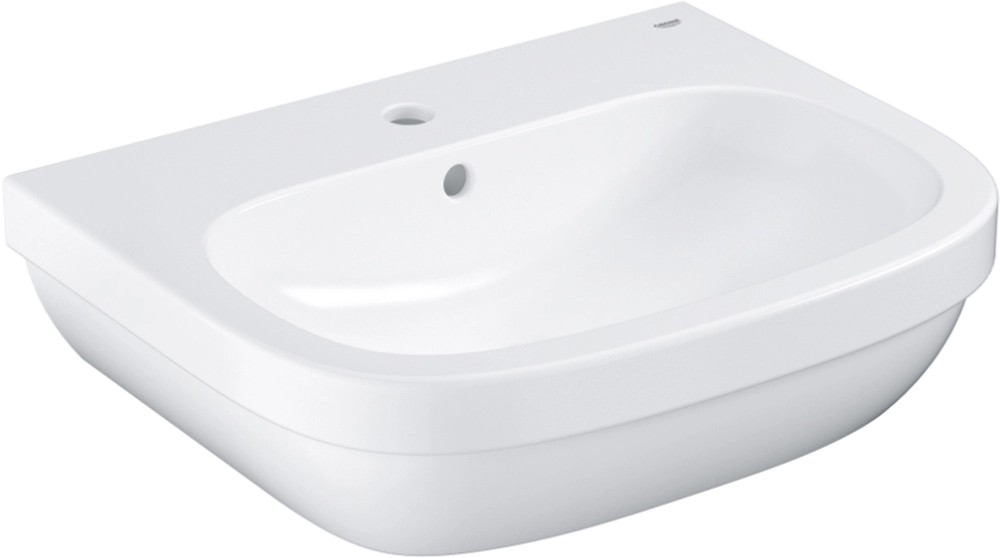Grohe Závěsné umyvadlo Euro Ceramic, alpská bílá, 60 cm Grohe Závěsné umyvadlo Euro Ceramic, alpská bílá, 60 cm