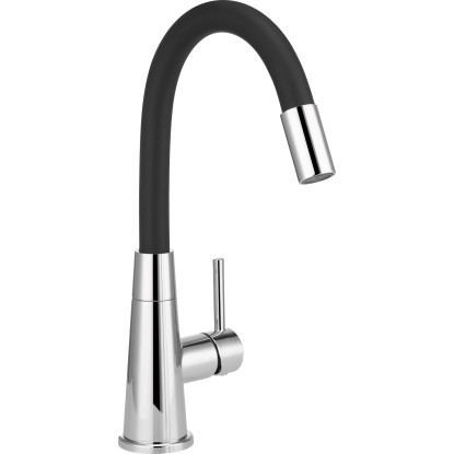 baliv Páková umyvadlová baterie WT-690 s flexi ramenem, černá-chrom baliv Páková umyvadlová baterie WT-690 s flexi ramenem, černá-chrom