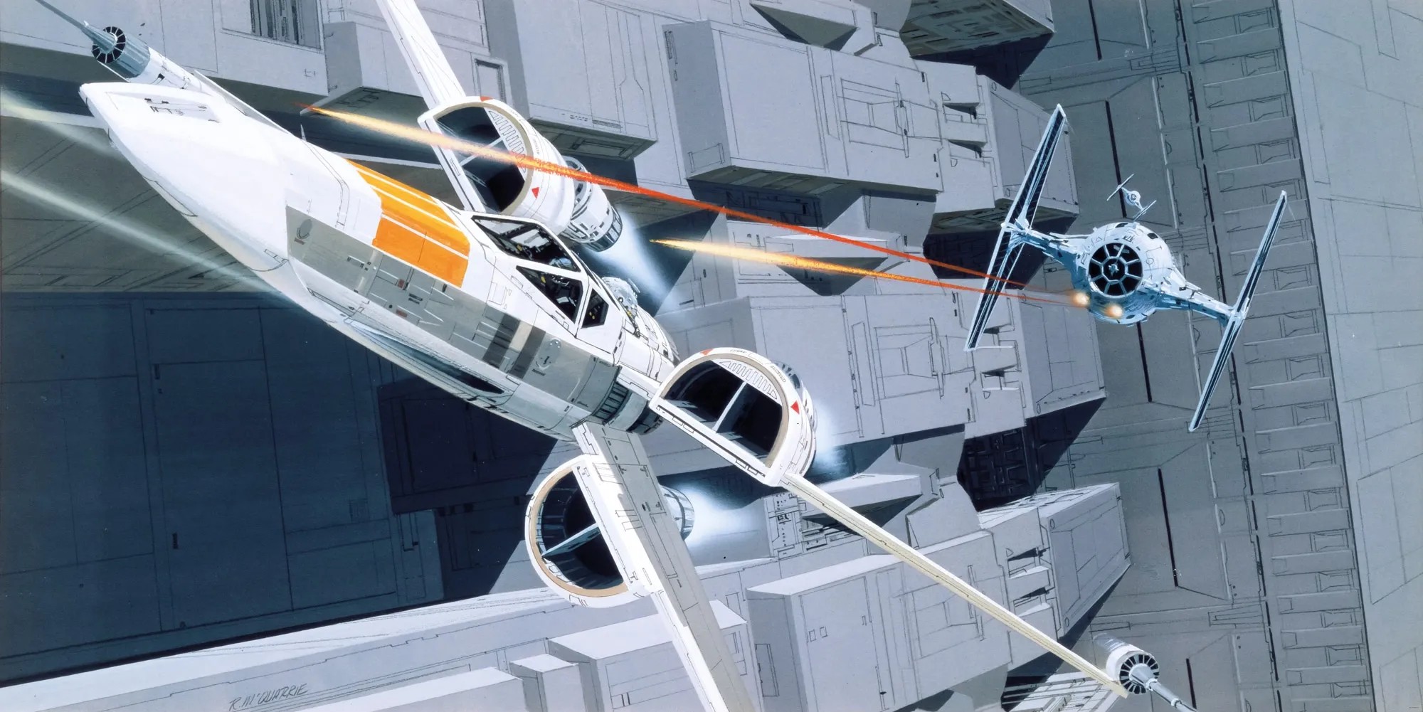 Komar Vlies.fototapeta Star Wars Classic RMQ X-Wing vs TIE-Fighter 500 x 250 cm Komar Vlies.fototapeta Star Wars Classic RMQ X-Wing vs TIE-Fighter 500 x 250 cm