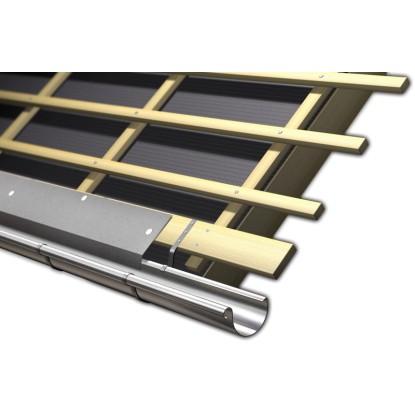 Sarei Okapnice bez vodní drážky přířez hliník 250 x 2000 mm Sarei Okapnice bez vodní drážky přířez hliník 250 x 2000 mm