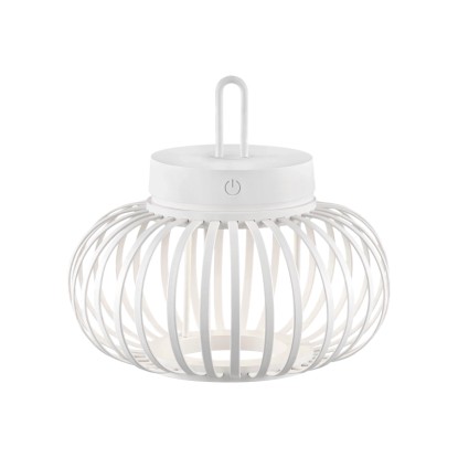 Just Light. Nabíjecí závěsné/stolní LED svítidlo Akuba IP44 bílá pr. 25 x 22 cm Just Light. Nabíjecí závěsné/stolní LED svítidlo Akuba IP44 bílá pr. 25 x 22 cm