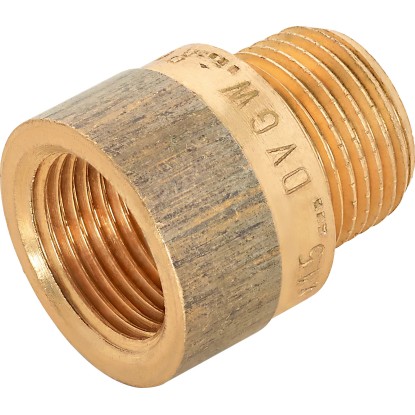 OBI Prodloužení kohoutku 14,9 mm (Rp 3/8) x 16,7 mm (R 3/8) červený bronz 15 mm OBI Prodloužení kohoutku 14,9 mm (Rp 3/8) x 16,7 mm (R 3/8) červený bronz 15 mm