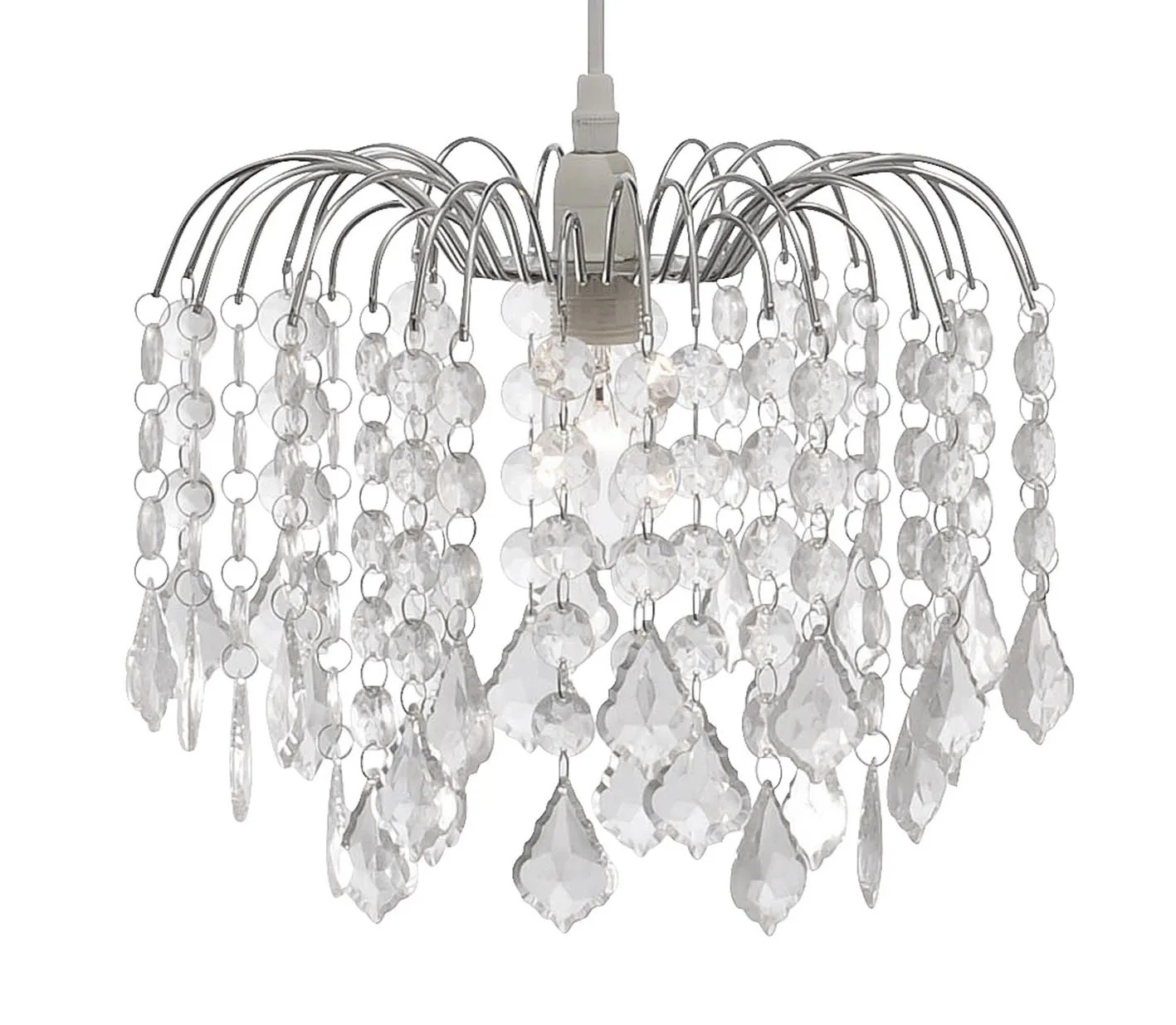 Just Light. Závěsné svítidlo Jelly, průhledná, pr. 26 x 120 cm Just Light. Závěsné svítidlo Jelly, průhledná, pr. 26 x 120 cm