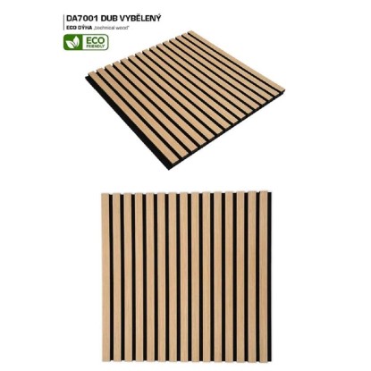 ASKO Designový akustický panel ECO dýha dub bělený/černá plsť 18 x 400 x 2600 mm ASKO Designový akustický panel ECO dýha dub bělený/černá plsť 18 x 400 x 2600 mm
