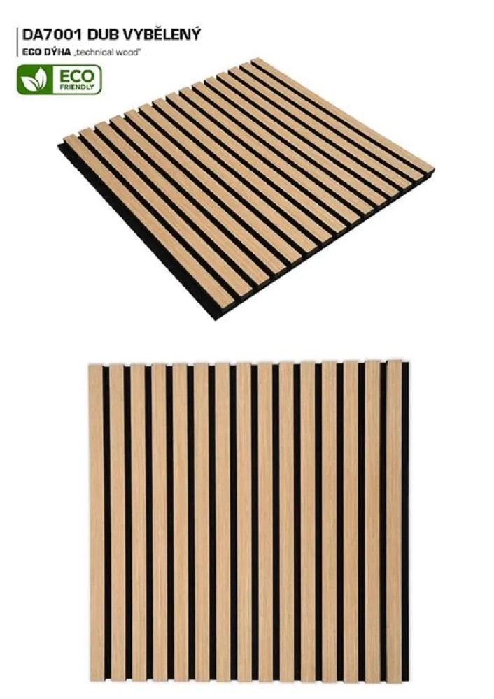 ASKO Designový akustický panel ECO dýha dub bělený/černá plsť 18 x 400 x 2600 mm ASKO Designový akustický panel ECO dýha dub bělený/černá plsť 18 x 400 x 2600 mm