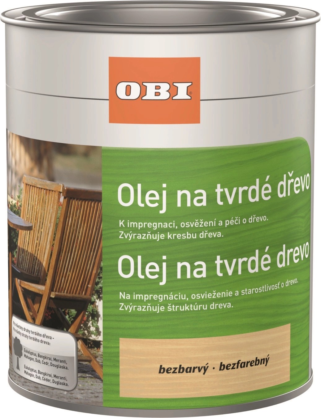 OBI Olej na tvrdé dřevo, bezbarvý, 750 ml OBI Olej na tvrdé dřevo, bezbarvý, 750 ml