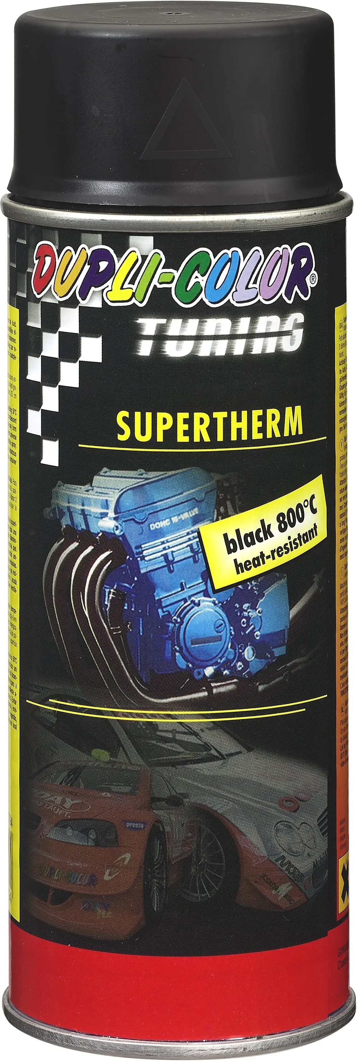 Dupli-Color TUNING Žáruvzdorná barva SUPERTHERM 800°C 400 ml, černá Dupli-Color TUNING Žáruvzdorná barva SUPERTHERM 800°C 400 ml, černá