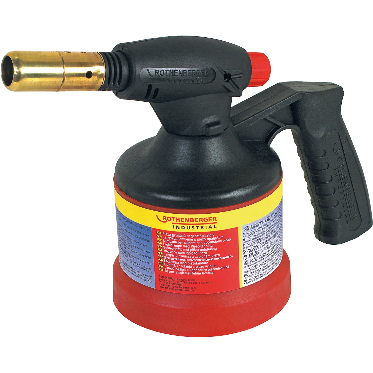 Rothenberger Opalovací plynový hořák RoFlame Premium Piezo Rothenberger Opalovací plynový hořák RoFlame Premium Piezo