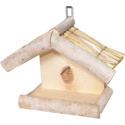 Krmítko pro ptáky s doškovou střechou 9 x 19 cm Krmítko pro ptáky s doškovou střechou 9 x 19 cm