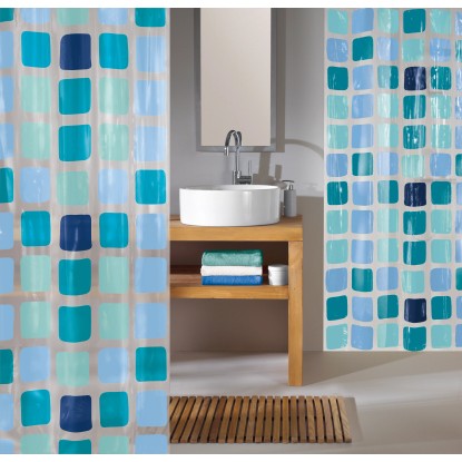 Kleine Wolke Sprchový závěs Sonny modrý 120 x 200 cm Kleine Wolke Sprchový závěs Sonny modrý 120 x 200 cm