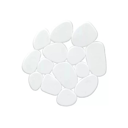 Kleine Wolke Dekorativní kamínky do vany Sassolino bílé 6 ks Kleine Wolke Dekorativní kamínky do vany Sassolino bílé 6 ks