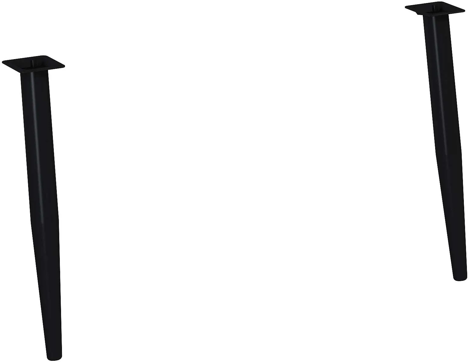 Maximus Dřevěné nožičky Tall, černá, 38 cm, 2 ks Maximus Dřevěné nožičky Tall, černá, 38 cm, 2 ks