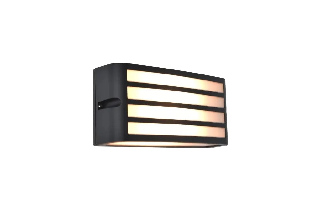 Lutec Venkovní nástěnná lampa ZEBRA E27, max. 25 W, tm.šedá, 90 x 220 x 110 mm Lutec Venkovní nástěnná lampa ZEBRA E27, max. 25 W, tm.šedá, 90 x 220 x 110 mm