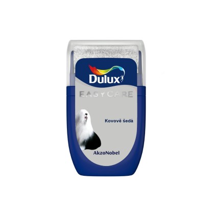 Dulux Tester, interiérová emulzní barva EasyCare kovově šedá 30 ml Dulux Tester, interiérová emulzní barva EasyCare kovově šedá 30 ml