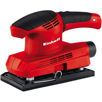 Einhell vibrační bruska TC-OS 1520: Červená elektrická bruska s odsáváním prachu a suchým zipem. Einhell vibrační bruska TC-OS 1520: Červená elektrická bruska s odsáváním prachu a suchým zipem.