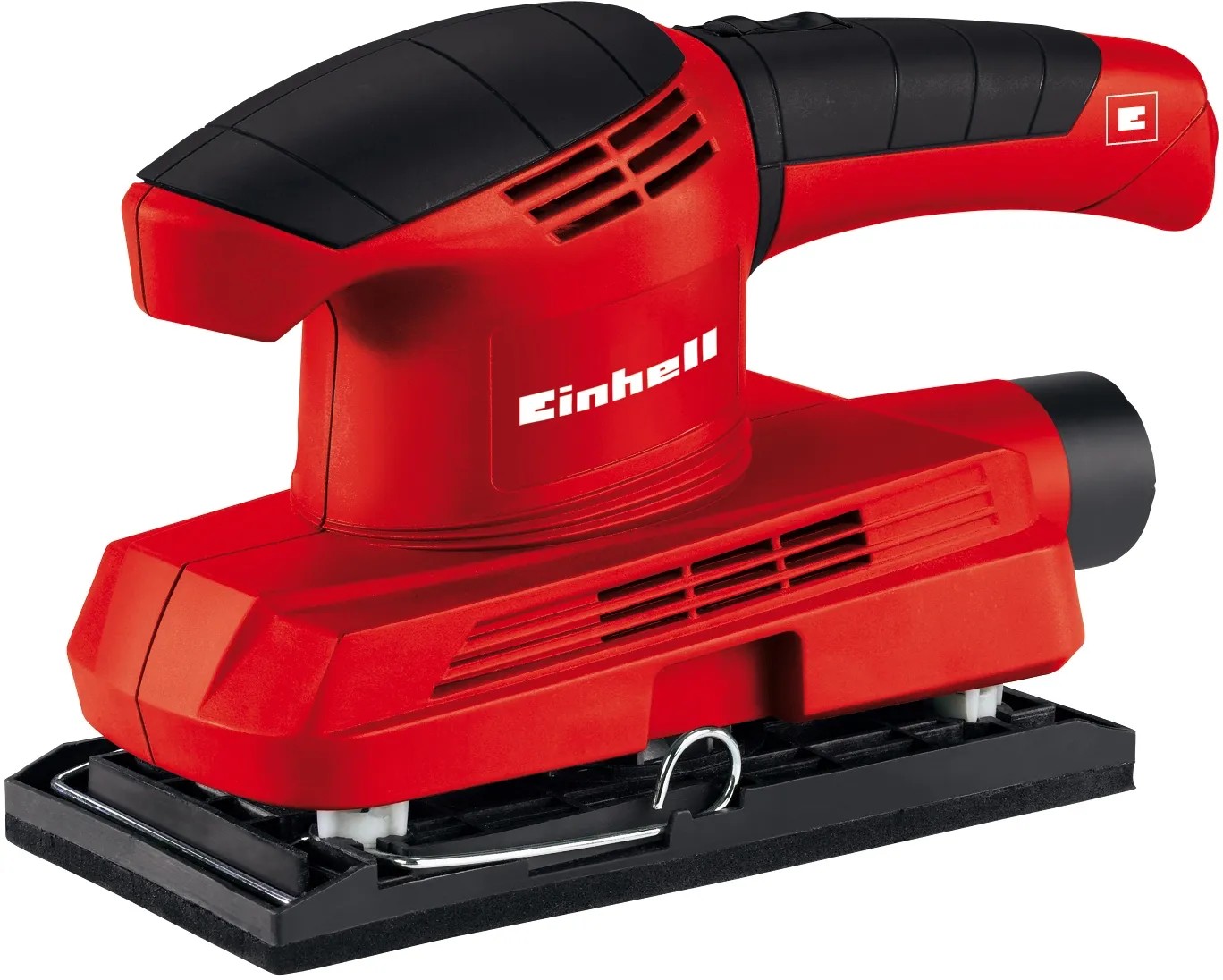 Einhell vibrační bruska TC-OS 1520: Červená elektrická bruska s odsáváním prachu a suchým zipem. Einhell vibrační bruska TC-OS 1520: Červená elektrická bruska s odsáváním prachu a suchým zipem.