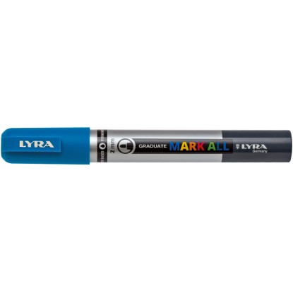 LYRA Akrylový popisovač Graduate MARK ALL světle modrý, M - 2 mm LYRA Akrylový popisovač Graduate MARK ALL světle modrý, M - 2 mm