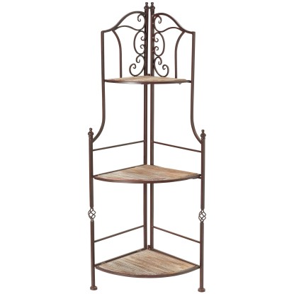 Rohový regál na květiny 120 cm x 34 cm x 34 cm Rohový regál na květiny 120 cm x 34 cm x 34 cm