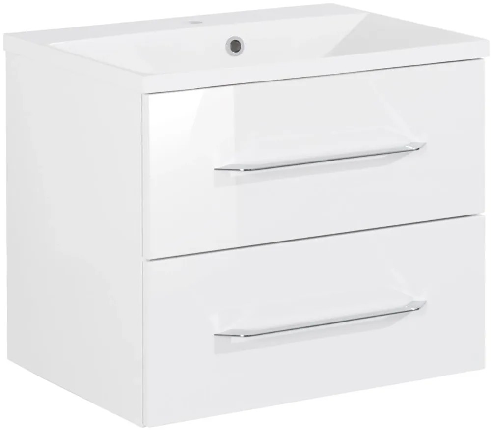 Fackelmann Umyvadlová sestava B.clever, bílá, 60 cm Fackelmann Umyvadlová sestava B.clever, bílá, 60 cm