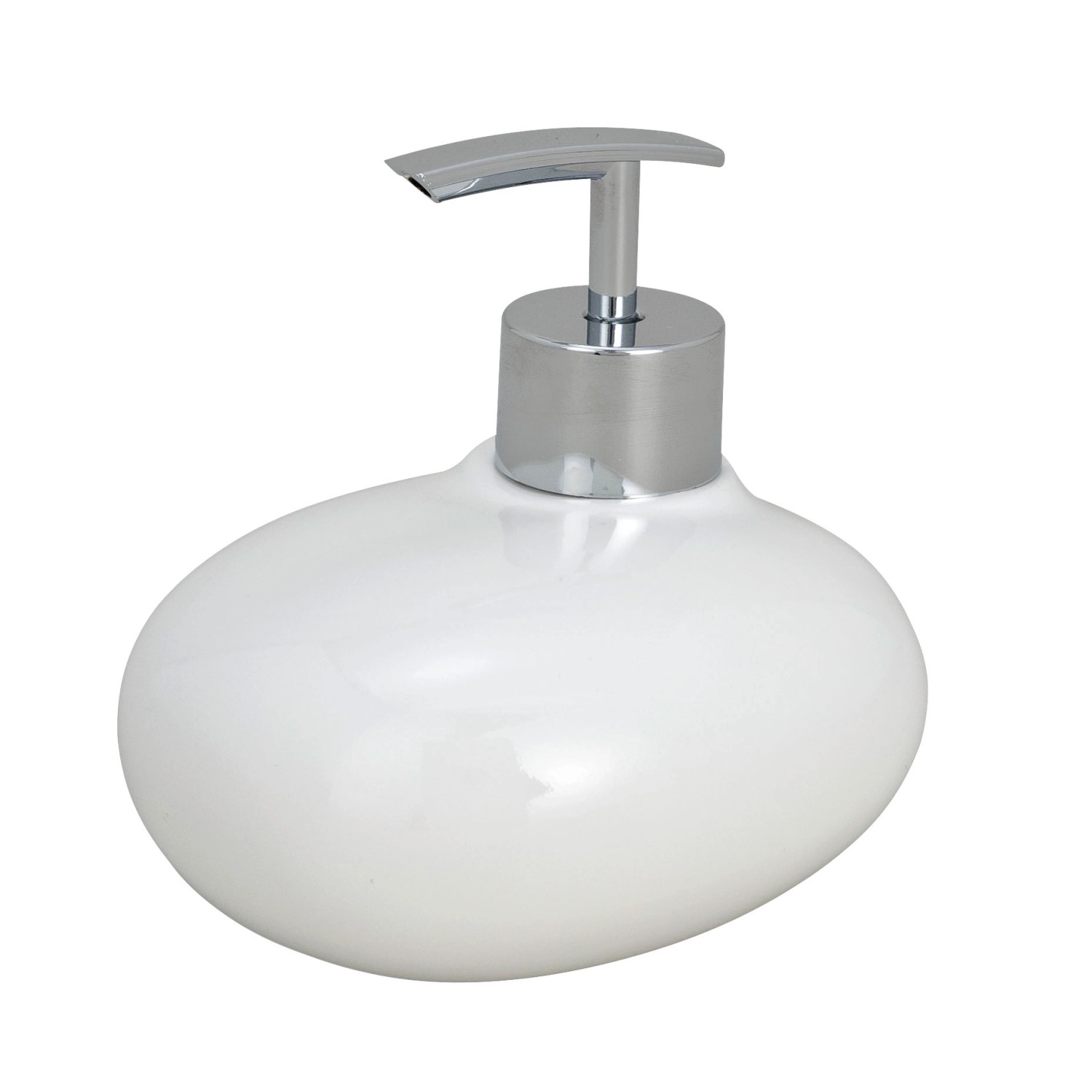 Wenko Dávkovač mýdla Pebble Stone polyresin bílý Wenko Dávkovač mýdla Pebble Stone polyresin bílý