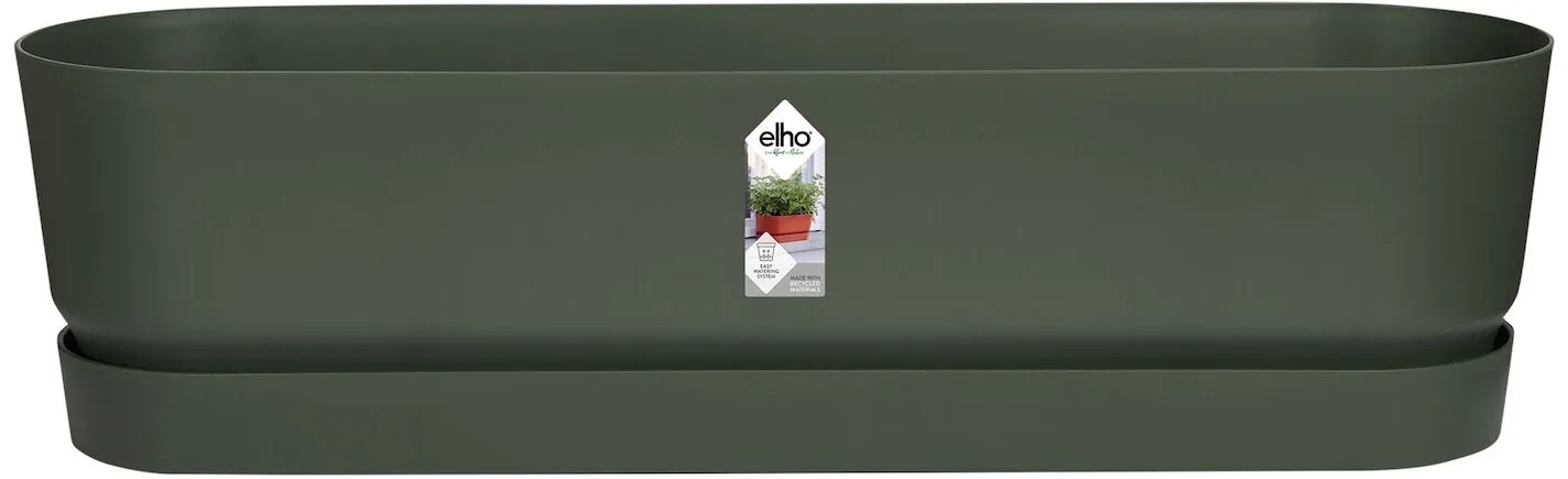 elho Květináč Greenville Lang listově zelený, 70 x 18 x 19 cm elho Květináč Greenville Lang listově zelený, 70 x 18 x 19 cm