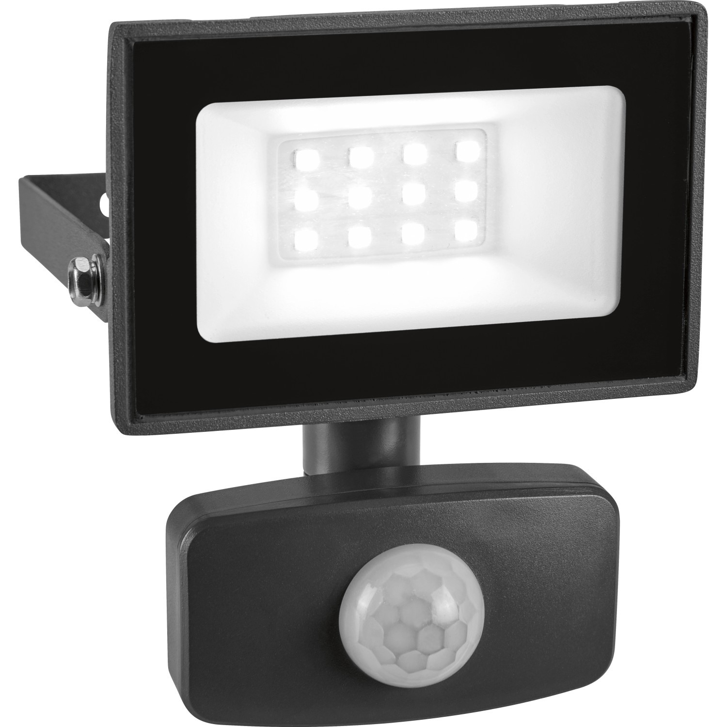 BWO LED reflektor 10 W 900 lm 5000 K IP44 šedý 12 x 9 x 5 cm s