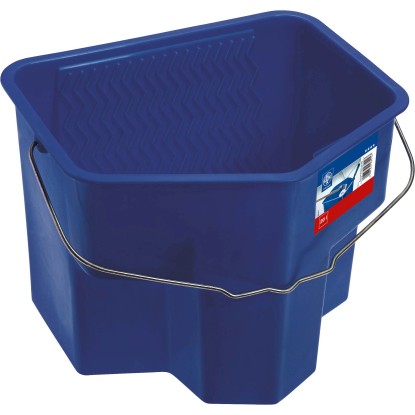 Modrý LUX Comfort kbelík na barvu, 20 l, se stěrkou a drátěnou rukojetí. Modrý LUX Comfort kbelík na barvu, 20 l, se stěrkou a drátěnou rukojetí.