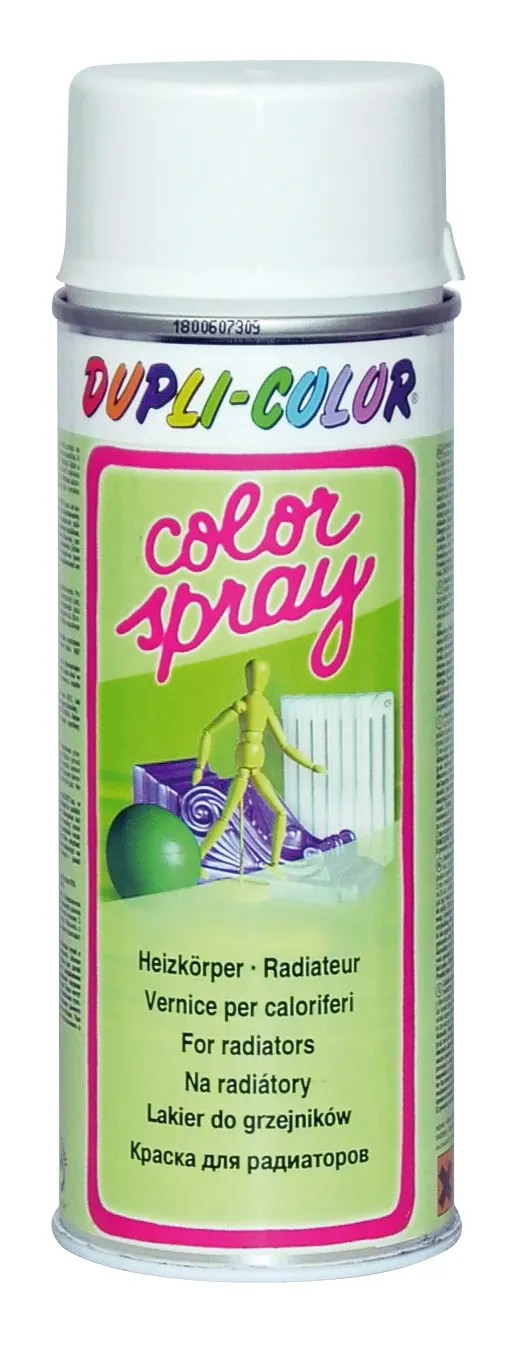 Dupli-Color Lak ve spreji na radiátory Color Spray bílý 400 ml Dupli-Color Lak ve spreji na radiátory Color Spray bílý 400 ml