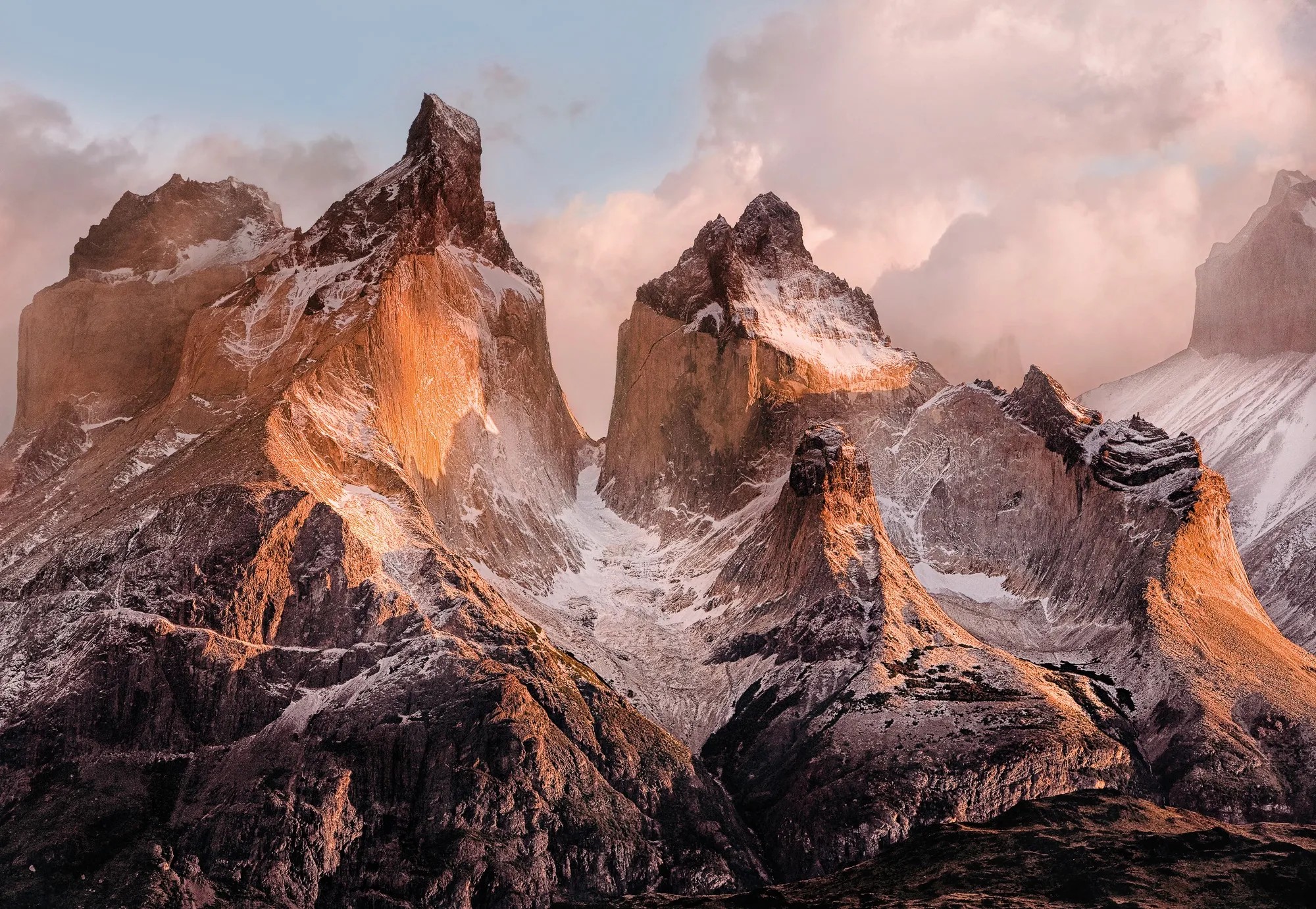 Komar Papírová fototapeta Torres del Paine, 254 x 184 cm Komar Papírová fototapeta Torres del Paine, 254 x 184 cm