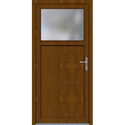 PANTO Plastové vedlejší vchodové dveře K 501 dub zlatý 98 x 198 cm, P PANTO Plastové vedlejší vchodové dveře K 501 dub zlatý 98 x 198 cm, P