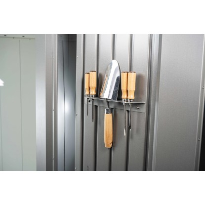 Biohort Držák na nářadí Neo, AvantGarde ECO křemenově šedý 2 ks, 30 x 5 x 3,5 cm Biohort Držák na nářadí Neo, AvantGarde ECO křemenově šedý 2 ks, 30 x 5 x 3,5 cm