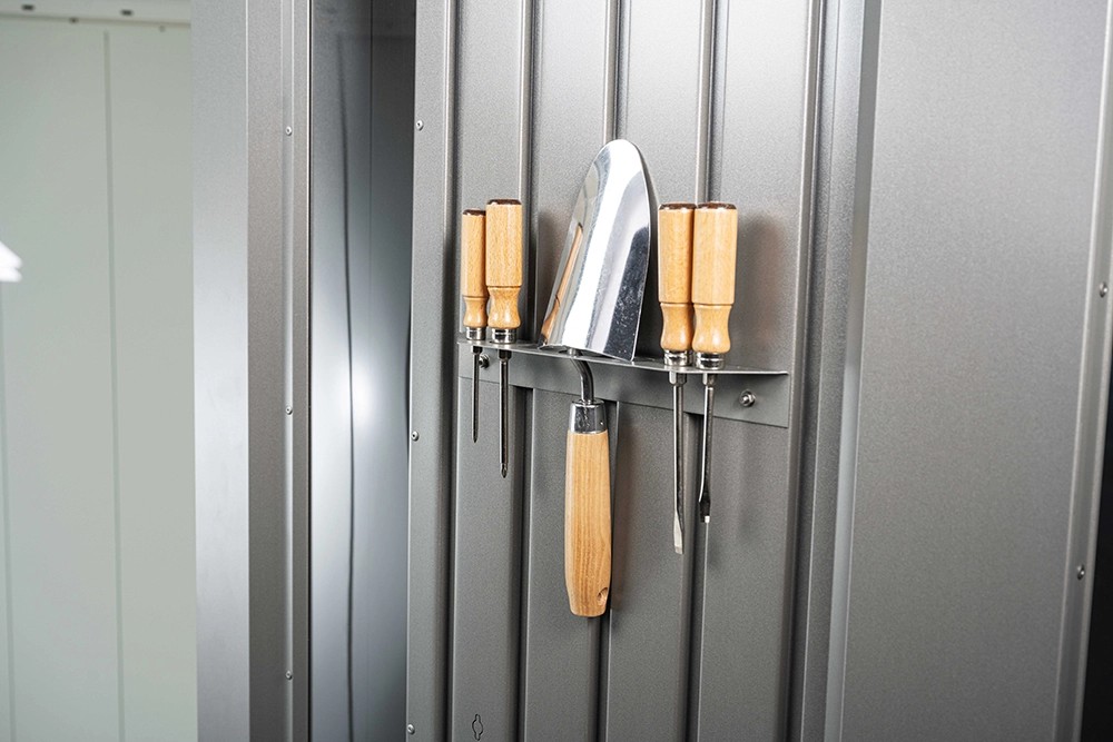 Biohort Držák na nářadí Neo, AvantGarde ECO křemenově šedý 2 ks, 30 x 5 x 3,5 cm Biohort Držák na nářadí Neo, AvantGarde ECO křemenově šedý 2 ks, 30 x 5 x 3,5 cm