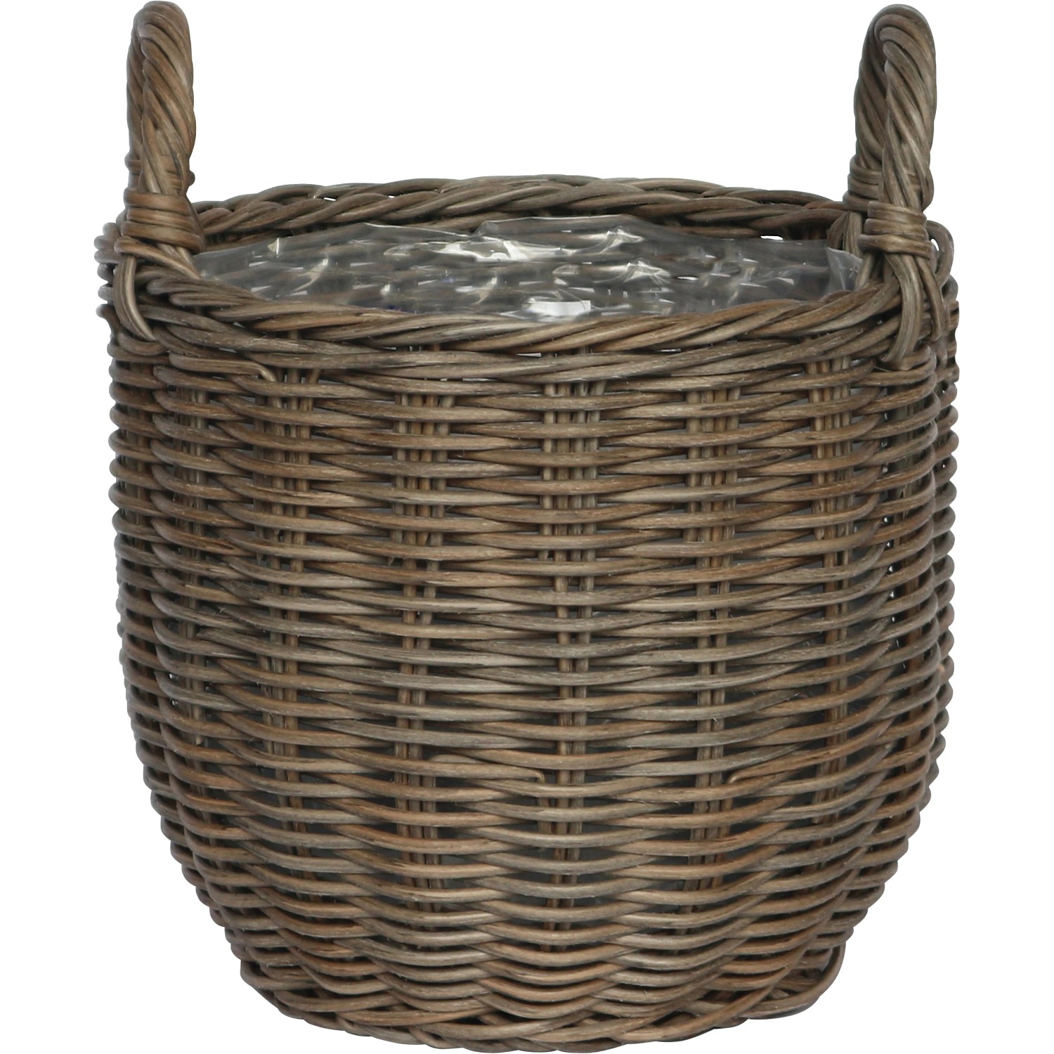 Košík kulatý šedý 27 cm x 31 cm Košík kulatý šedý 27 cm x 31 cm
