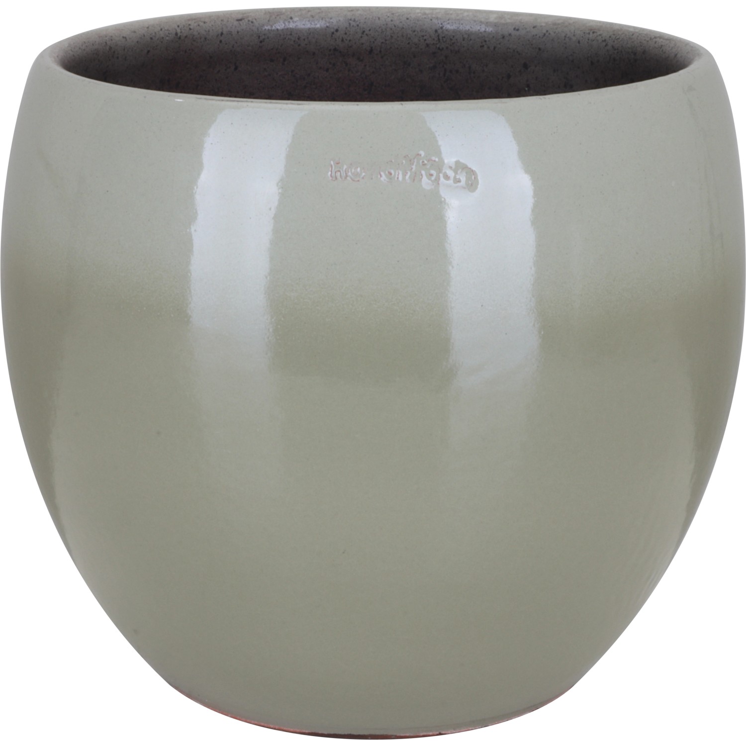 A.H.G. Keramický květináč Luxa, glazovaná šalvějová, pr. 24 x 23 cm A.H.G. Keramický květináč Luxa, glazovaná šalvějová, pr. 24 x 23 cm