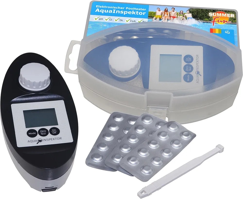 Summer Fun El. profesionální přístroj pro měření vody Aqua Inspector chlor/pH Summer Fun El. profesionální přístroj pro měření vody Aqua Inspector chlor/pH