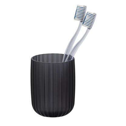 Wenko Kelímek na zubní kartáčky Agropoli plastový, šedá, 7,5 x 10 x 7,5 cm Wenko Kelímek na zubní kartáčky Agropoli plastový, šedá, 7,5 x 10 x 7,5 cm