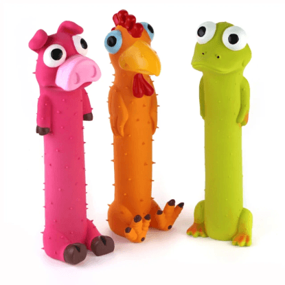 Olala Pets Pískací latexová hračka pro psa - dlouhán 24 cm Olala Pets Pískací latexová hračka pro psa - dlouhán 24 cm