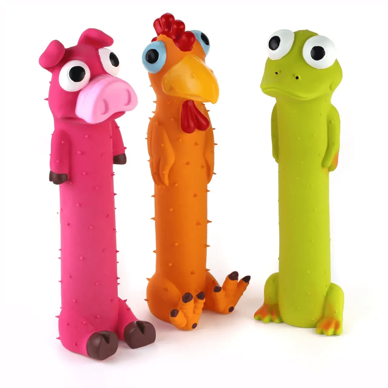 Olala Pets Pískací latexová hračka pro psa - dlouhán 24 cm Olala Pets Pískací latexová hračka pro psa - dlouhán 24 cm