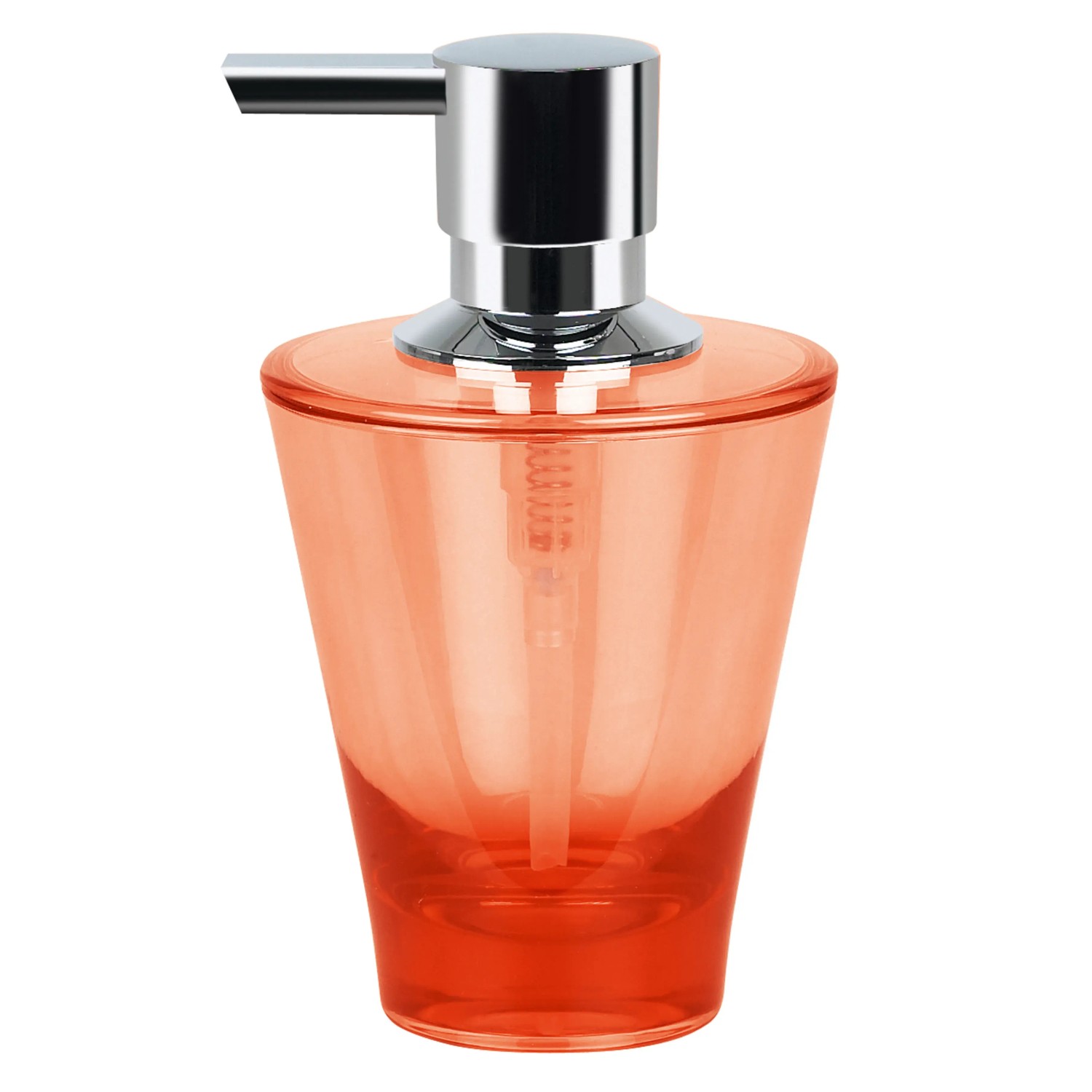 Spirella Dávkovač mýdla Max Light Acrylic oranžový Spirella Dávkovač mýdla Max Light Acrylic oranžový