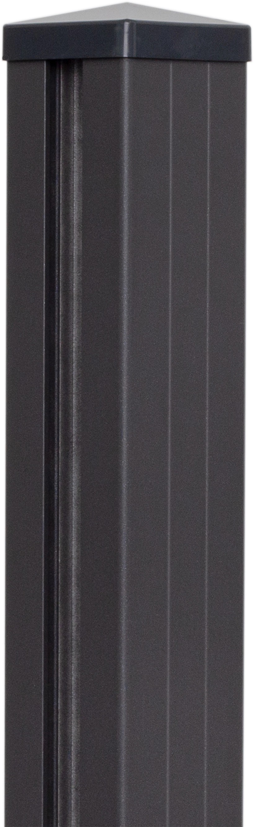 GroJaLumino Sloupek vč. krytky k připevnění hmožd. antrac. 7 x 7 x 190 cm GroJaLumino Sloupek vč. krytky k připevnění hmožd. antrac. 7 x 7 x 190 cm